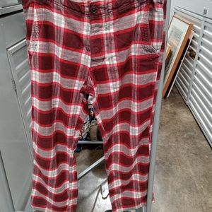 Abercrombie and Fitch Thick Plaid pants